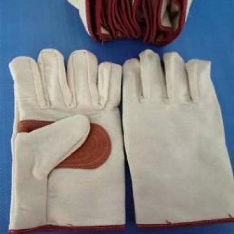 Jingya Heavy-Duty Canvas Work Gloves with Leather Lining (10 Pairs)