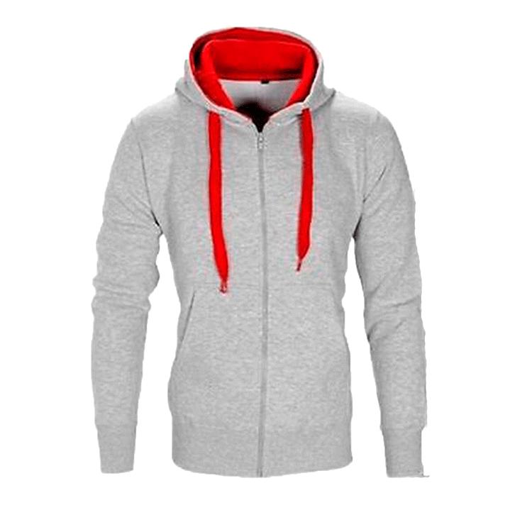 

New Men s Slim Fit Hip Hop Style Hoodie Set XL червоний/світло-сірий колір