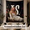 Custom Text Printed Tapestry Taylor Swift Pattern Large Wall Hanging Indoor Room Decor