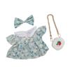 Plush Doll Clothes Cotton and Cloth Bow Tie 20cm Plush Doll Outfits Dress with Strawberry Bag 2