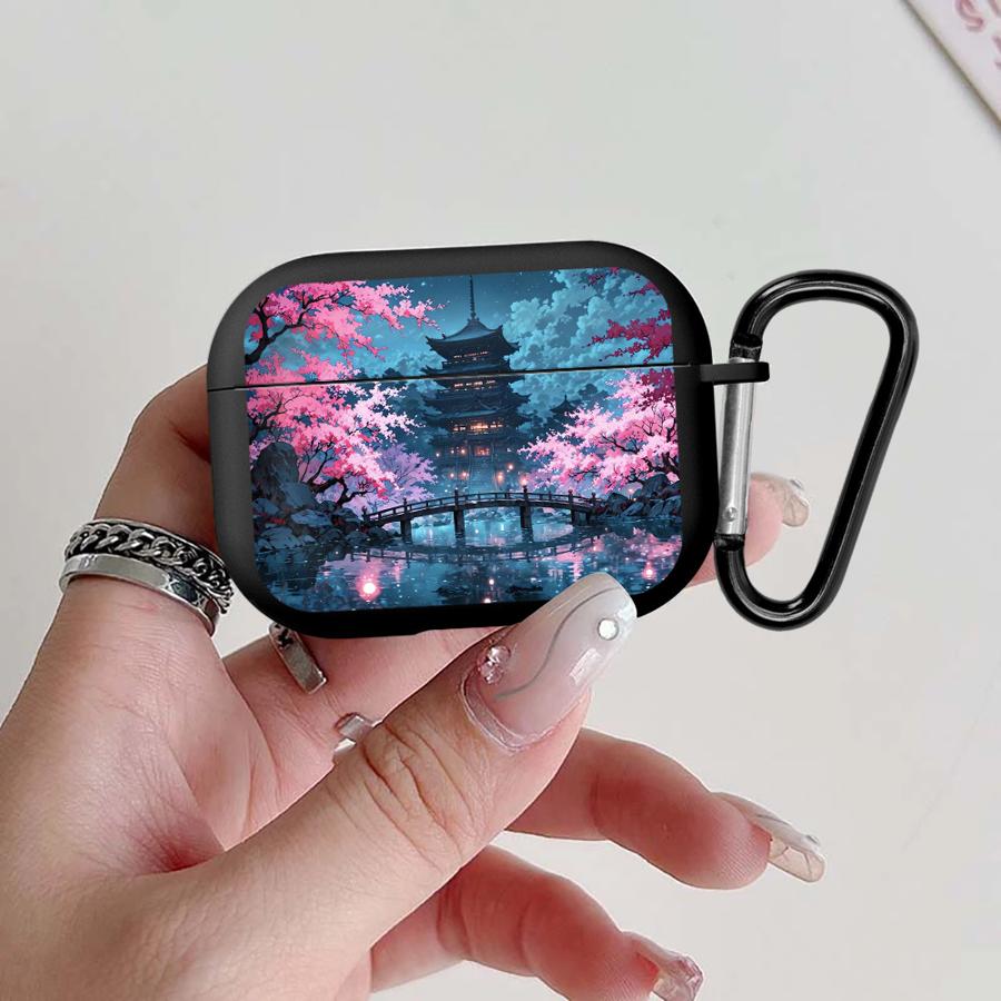 Cherry Blossom Scenery Case For Airpods 1 Pro2 Pro 3 Pro3 2 4 Earphone Cases Cover Airpods 3