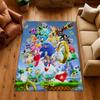 Sonic Hedgehog Carpet Floor Mat Shaggy Rug 8X10 Rug Kids Room Rug Kitchen Floor Mat Fast Drying