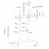 Newstar mobile flat screen floor stand (height: 128-160 cm) noirEcran Le support mobile NewStar, modèle PLASMA-M1950E est un