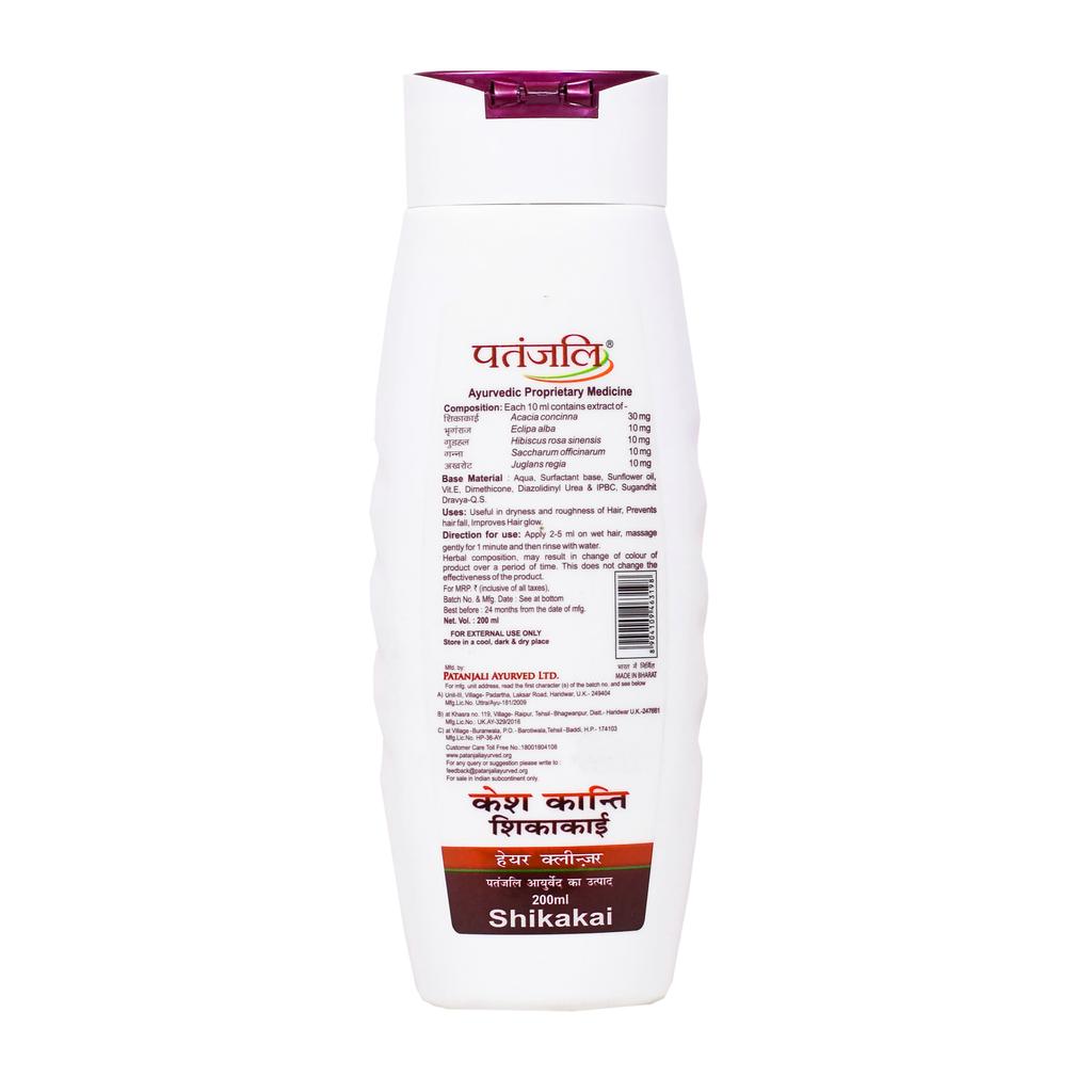 Bargeld Canty: Shampoo für Haarausfall und juckende Kopfhaut (200 ml), Kesh Kanti Shikakai Haarreiniger Patanjali