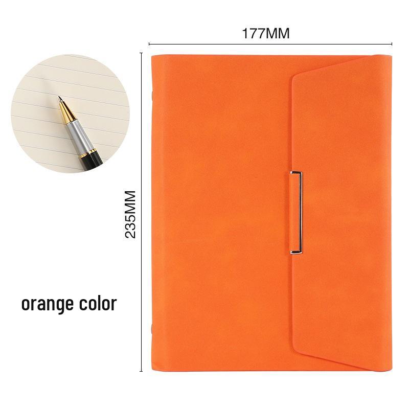 A5 Custom Logo Binder Notebook: Business Stationery & Student Planner Diary оранжевый