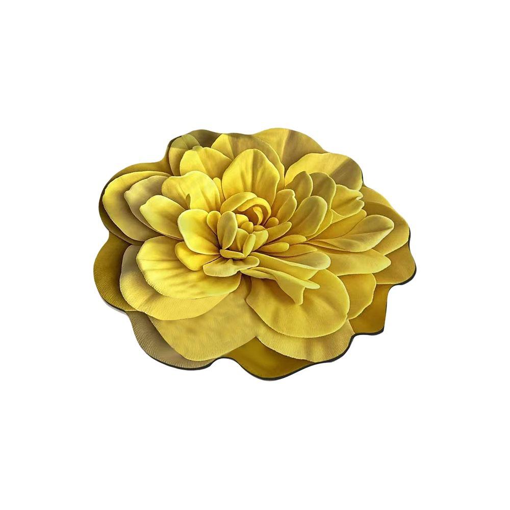 3D Plush Vision Flower Carpet Soft Absorbent Bathroom Floor Mat Non-slip Decorative Carpet for Living Room Tea Table Bedside