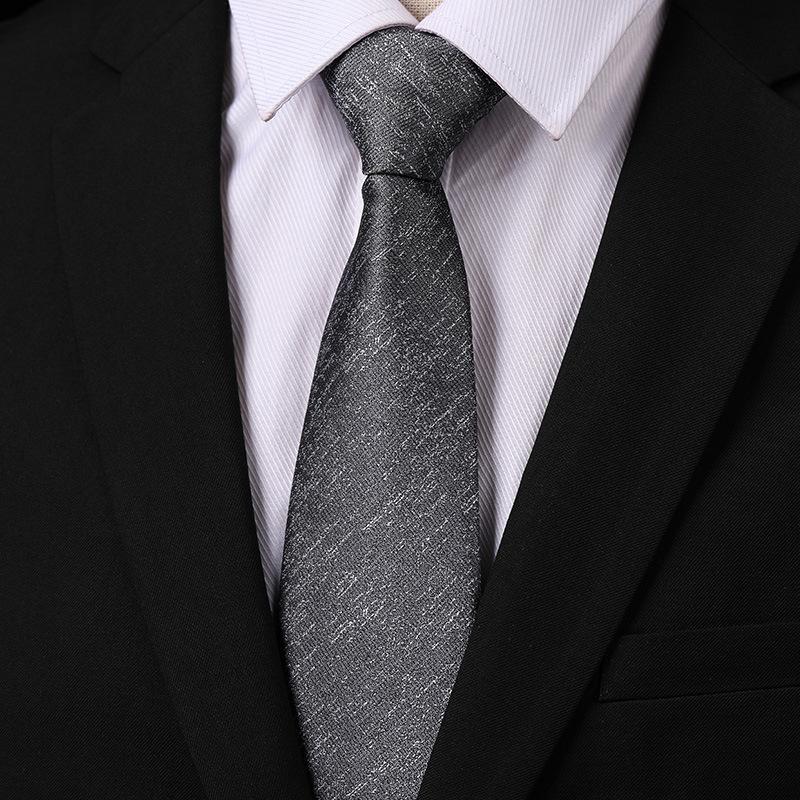 Fashion Versatile Casual Men And Women Retro Hong Kong Style Business Dress Groom Wedding Korean Version 8Cm Hand-Patterned Tie