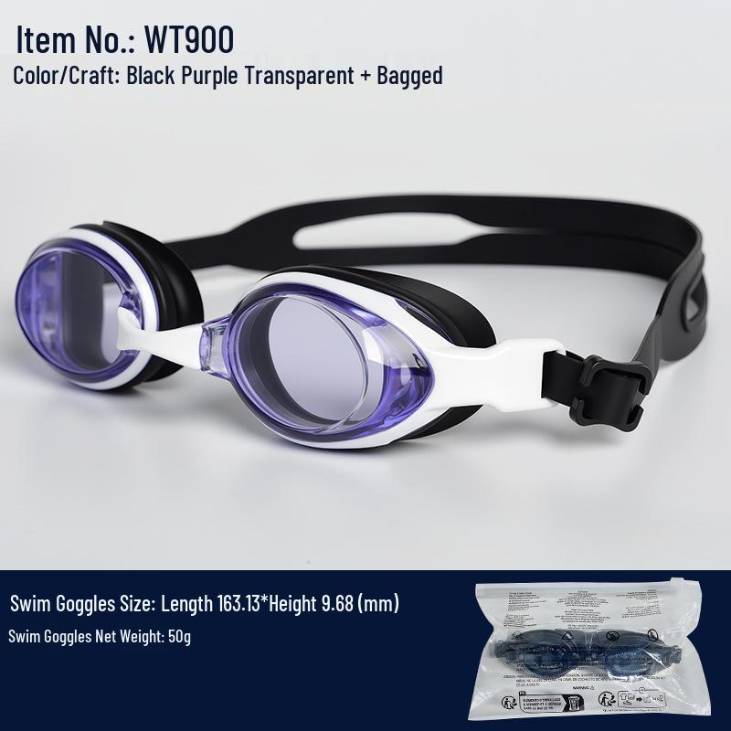 Adult Professional Anti-Fog Waterproof Electroplated Racing Swim Goggles