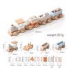 Baby Holz Montessori Spielzeug Spielhaus Nachmittagstee Set Modell Puzzle Spielzeug für Baby Geburtstag Spielzeug Zahlen Bausteine Lernspielzeug