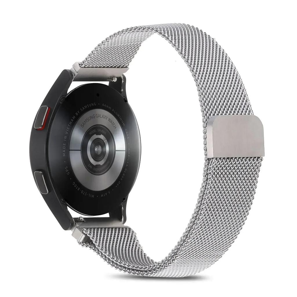 22MM Magnetic Milanese Loop For QCY GTS Smart Watch Band Metal Bracelet For QCY GTC/GTS Replacement Wristband Correa Accessories