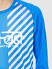 Mizuno FUNTAST Volleyball Practice Shirt, Long Sleeve, V2MA2522, Peace Blue X L. Blue, Size M
