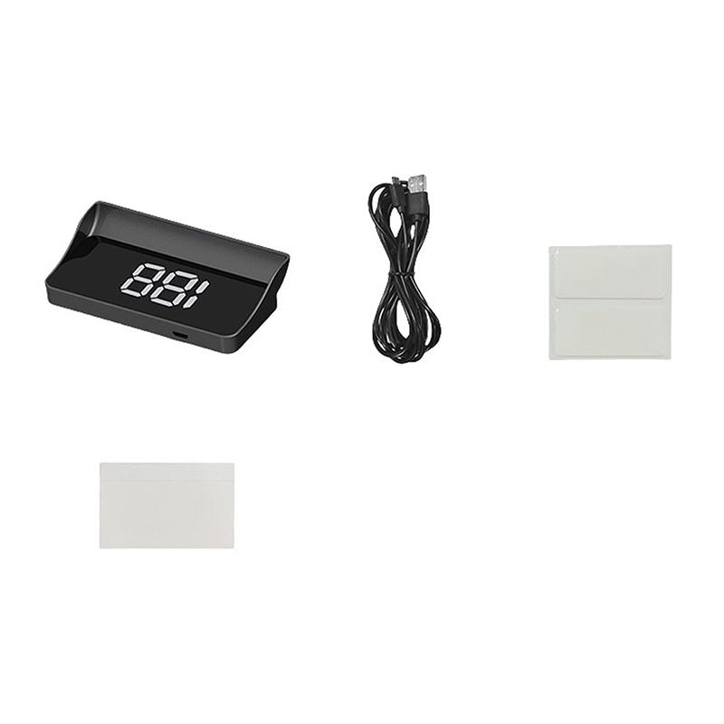 

1 Комплект GPS HUD Проектор на лобовое стекло Цифровой спидометр Предупреждение о скорости Метр OBD2 Автомобиль Грузовик Авто Электроника Аксессуар