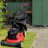 Heavy Duty Waterproof Lawn Mower Cover Constructed From 210D Strong Fabric For Push Mowers And Tractors