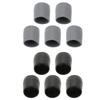 5 Pcs Crutch Tips Thick Rubber Single Angle Cane Foot Cane Walking Stick Crutch Foot Pad