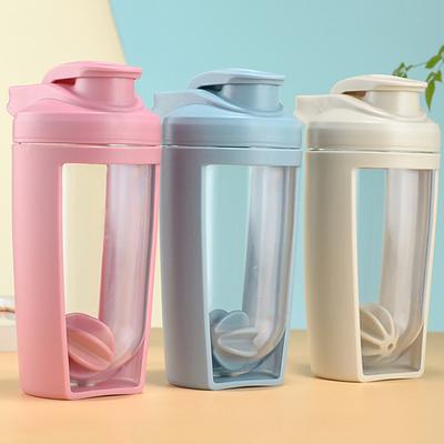 500ml Protein Shaker Bottle Leak Proof Sports Water Bottle Portable Protein Powder Mixer Cup for Protein Mixes Supplement Shakes