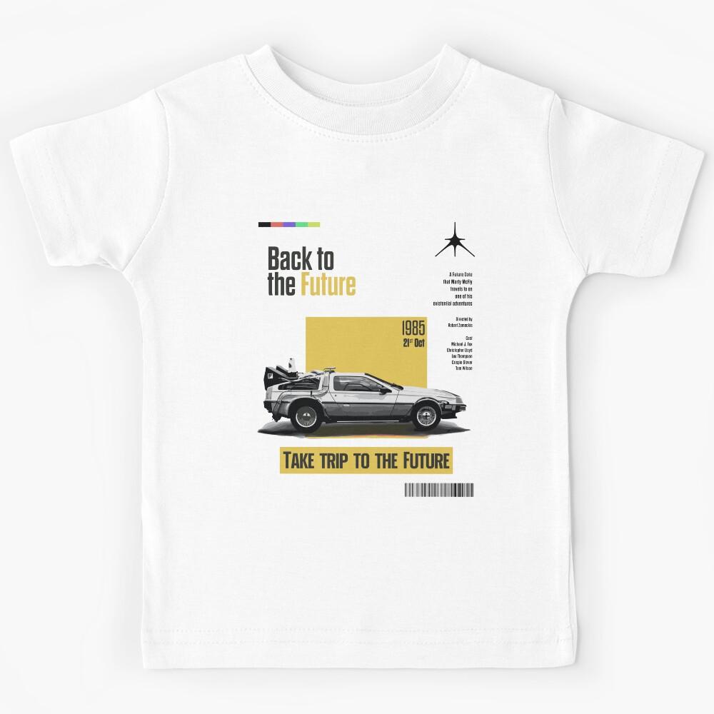 Vintage Classic Car Delorean Exclusive Kids T-Shirt 170