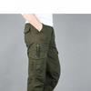 Spring and Autumn Outdoor Pure Cotton Cargo Pants for Men, Loose Straight-Leg, Plus Size Work Trousers, Versatile for Mountaineering and Casual Wear