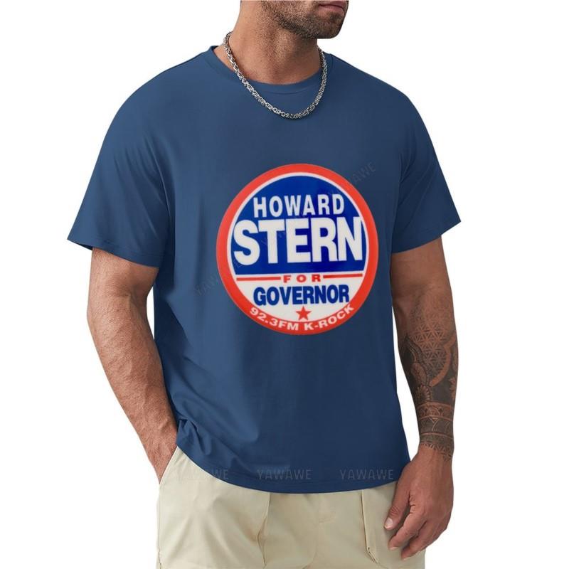 Howard Stern For Governor Tshirt Short Sleeve Tee Oversized T Shirt Anime Tshirt Tees Plain White T Shirts Unisex