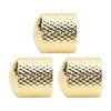 3 Pcs Electric Guitar Knob Exquisite Appearance Sturdy Metal Universal Guitar Potentiometer Replacement Knob