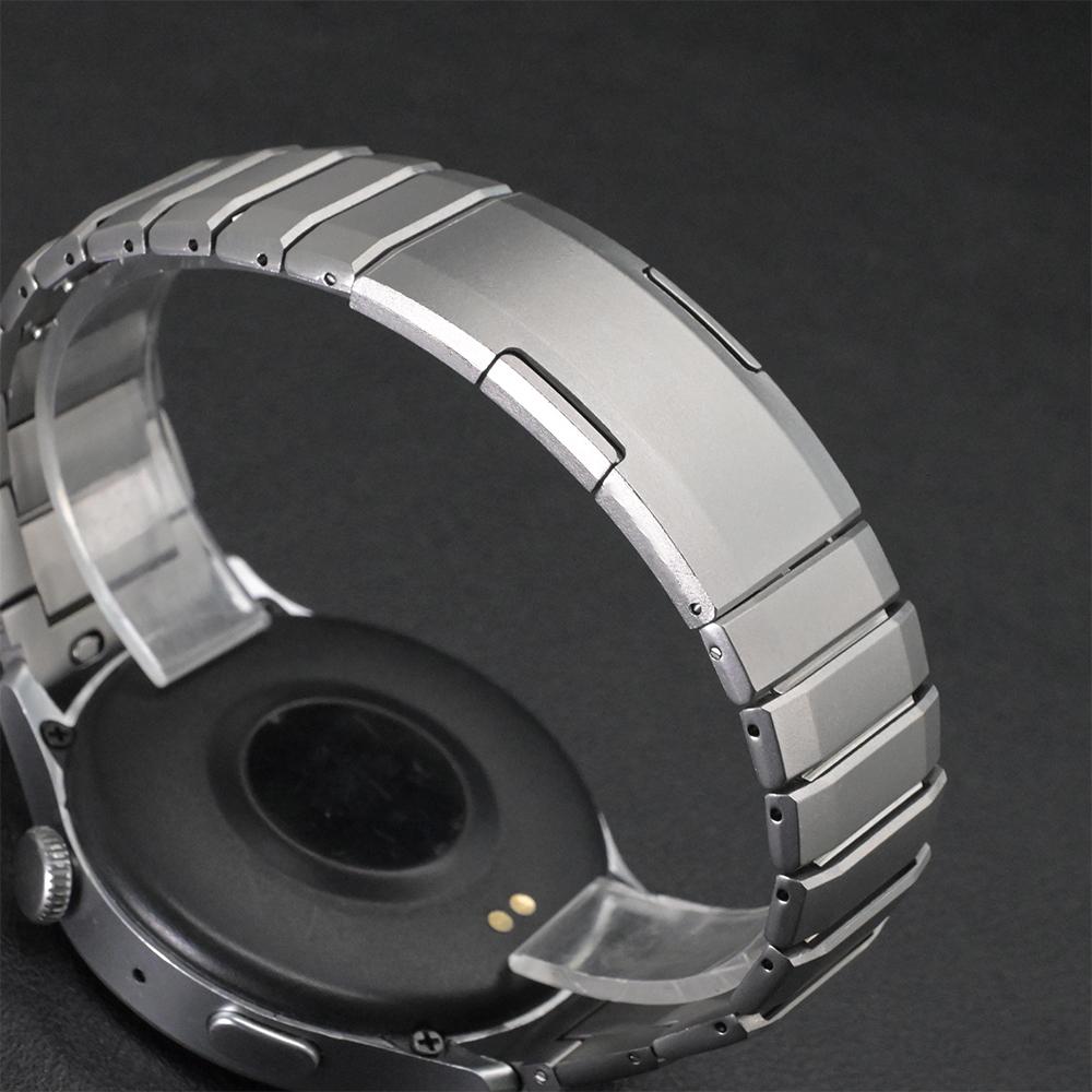 22mm Stainless Steel Bracelet for Huawei Watch GT5Pro 46mm 4Pro Men Strap for Samsung Galaxy Watch 46mm Amazfit Balance GTR Band