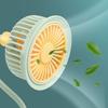 Mini Clip-on Desk Fan with Flexible Neck 360 Degree Adjustable USB Rechargeable Summer