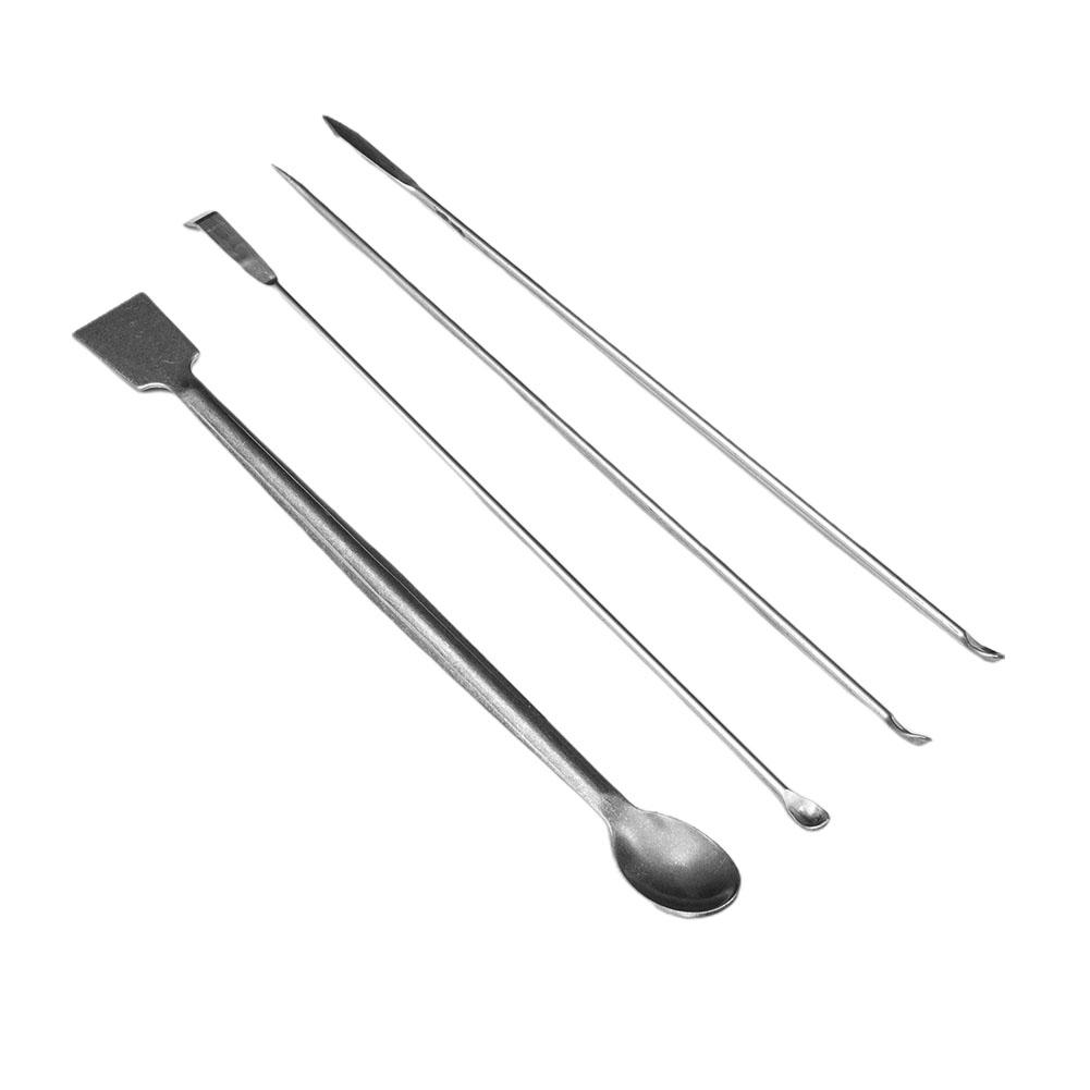 12Pcs Lab Spoon Spatula Laboratory Sampling Spoon Mixing Spat SW High Quality