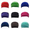 Free Shipping Women/Men Yoga Sports Wide Headband Elastic  Elastic Boho Hair Band Head Wrap Wristband