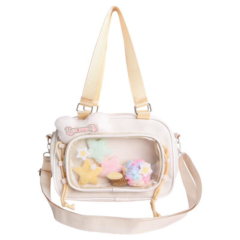 

Japanese Academy Style Cute Cookie Ita Bag – Multifunctional Crossbody Bag Only белый