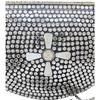 Silver Metal Beaded Ethnic Purse Girls Bridal Bag Cross Body Bag for women/Girl Party Clutch Metal Clutches Vintage Brass