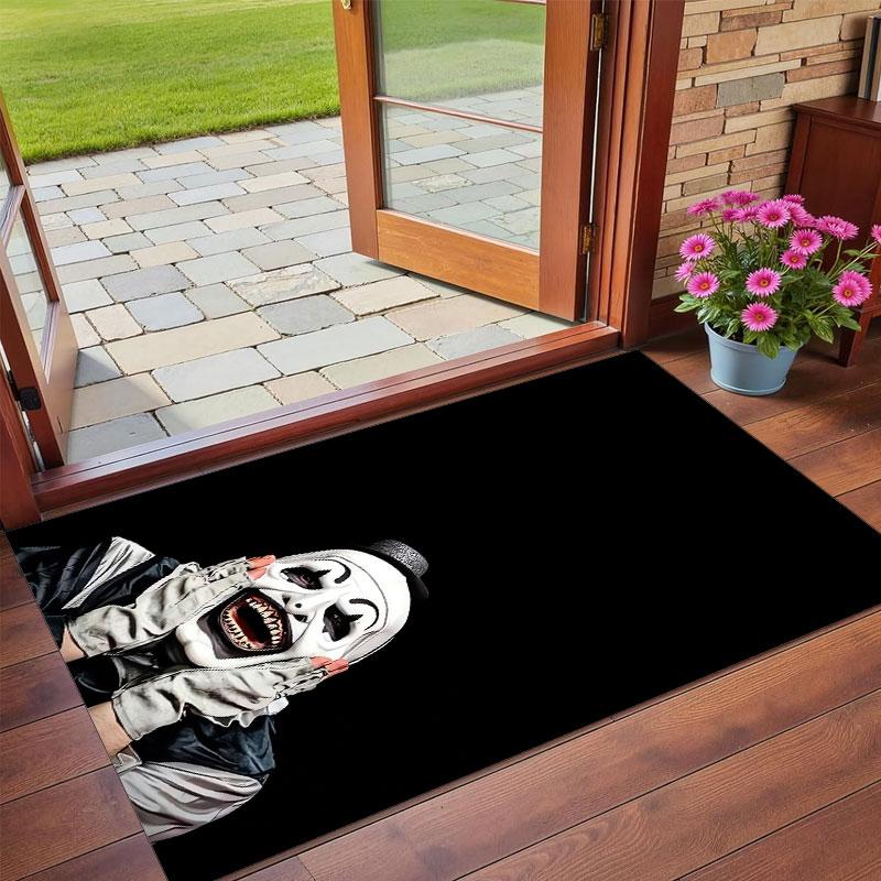 Kristall Samt Teppich Weich Rutschfest Innen Bodenmatte Heimdekoration Terrifier Kunst der Clown