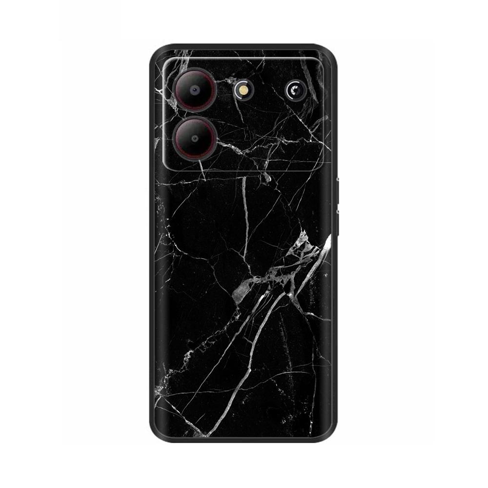 Cover For ZTE Blade A54 4G Case Silicone Painted Soft Protective Black Coque For ZTE Blade A34 BladeA54 Cartoon TPU BladeA34 Bag
