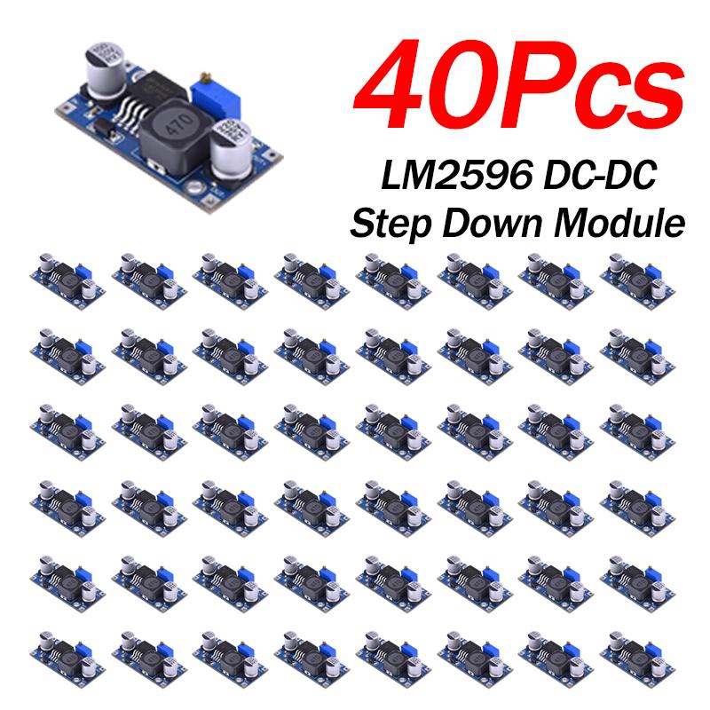 10-100Pcs Adjustable Output LM2596S Step Down Module DC to DC Buck Converter Voltage Regulator Conversion Power Supply Module