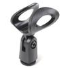 Flexible Rubberized Plastic Mic Clips Holder Instrument Microphone Stand Bracket Microphone