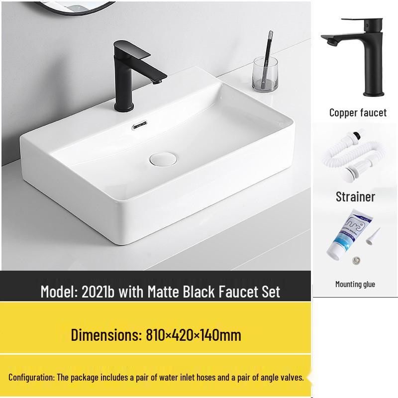 Tengxiang Ceramic Sink: White Floor-Standing Luxury Basin with Cabinet for Bathroom or Balcony