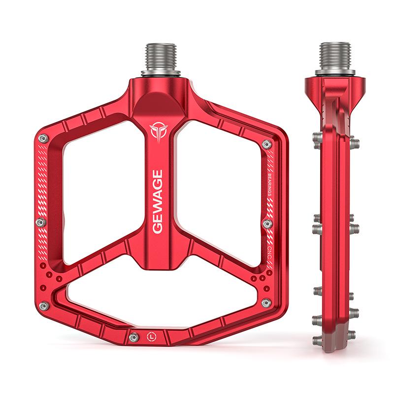 

GEWAGEG Aluminum Alloy Anti-slip Bicycle Pedals for Mountain and Road Bikes.