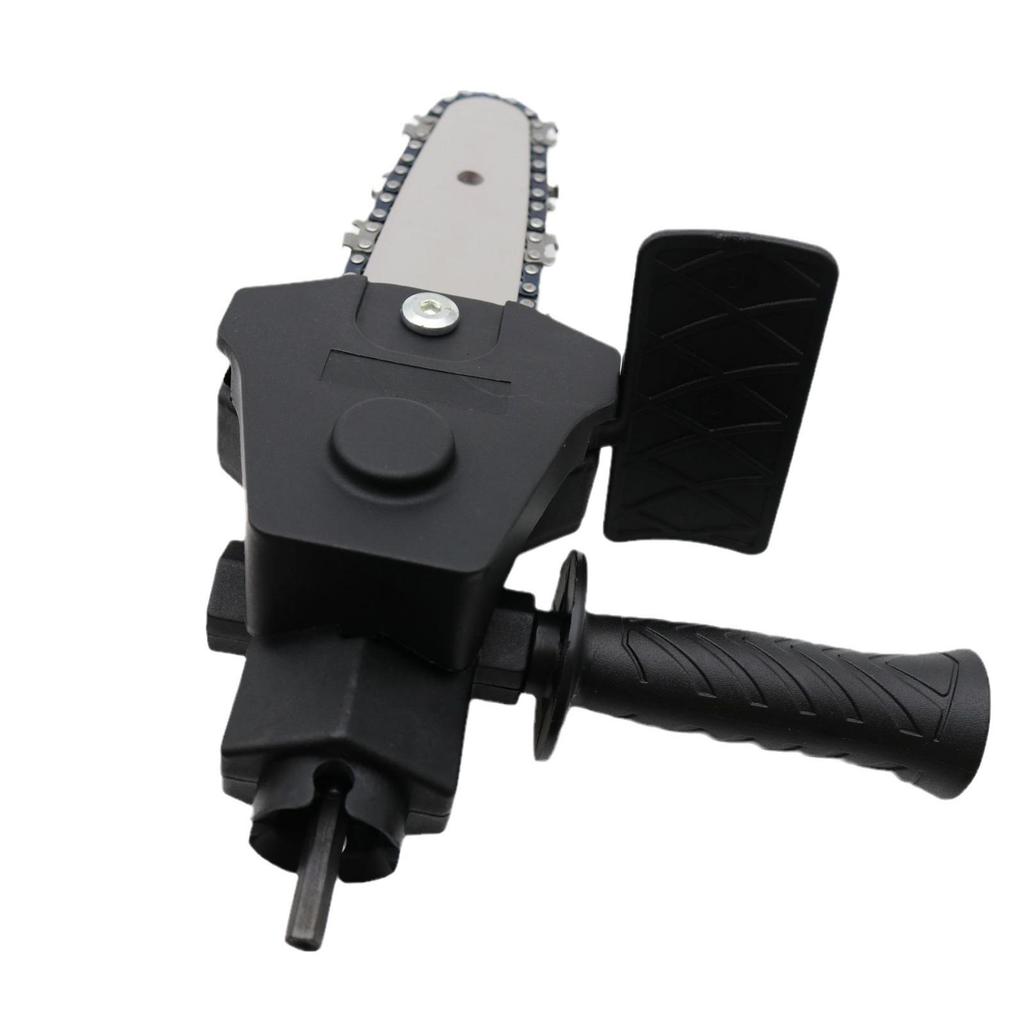 Electric Drill To Chainsaw Converter Kit with Fixed Bracket – Multifunctional Accessory for Cutting and Grinding.