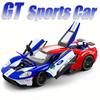 1:24 Scale Gt Gt2 Model Sports Car Toys Alloy Diecast Miniature Racing Car Exquisite Interior Doors Opened Decoration Supercars