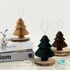 Weihnachts-3D-Wabenkugel, Faltbare Papierdekoration, Schreibtisch-Hänge-Weihnachtsornament für Navidad