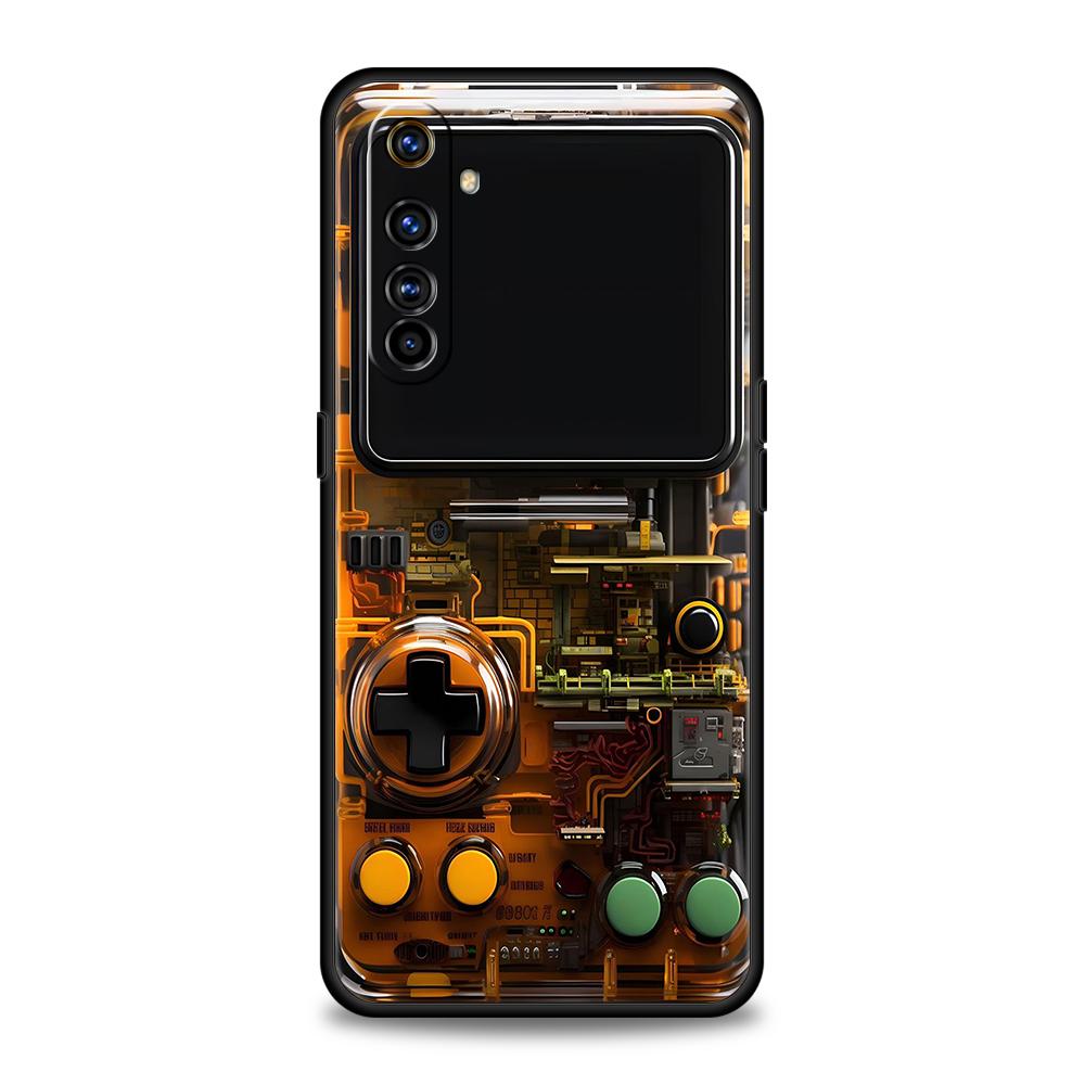 Painted Gaming Consoles Soft TPU For Realme 12 11 10 9 Pro Plus GT2 GT3 GT5 7 8 Pro C21 C25 C35 Pro 5G Shockproof Phone Case Bag