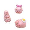 Cute Mini Animal Car Decor Fun Animal Rearview Mirror Interior Pendant Cute Pig Home Decor