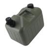 Camping Water Container 10L Large Capacity Square Green Car Water Storage Carrier Jug with Faucet