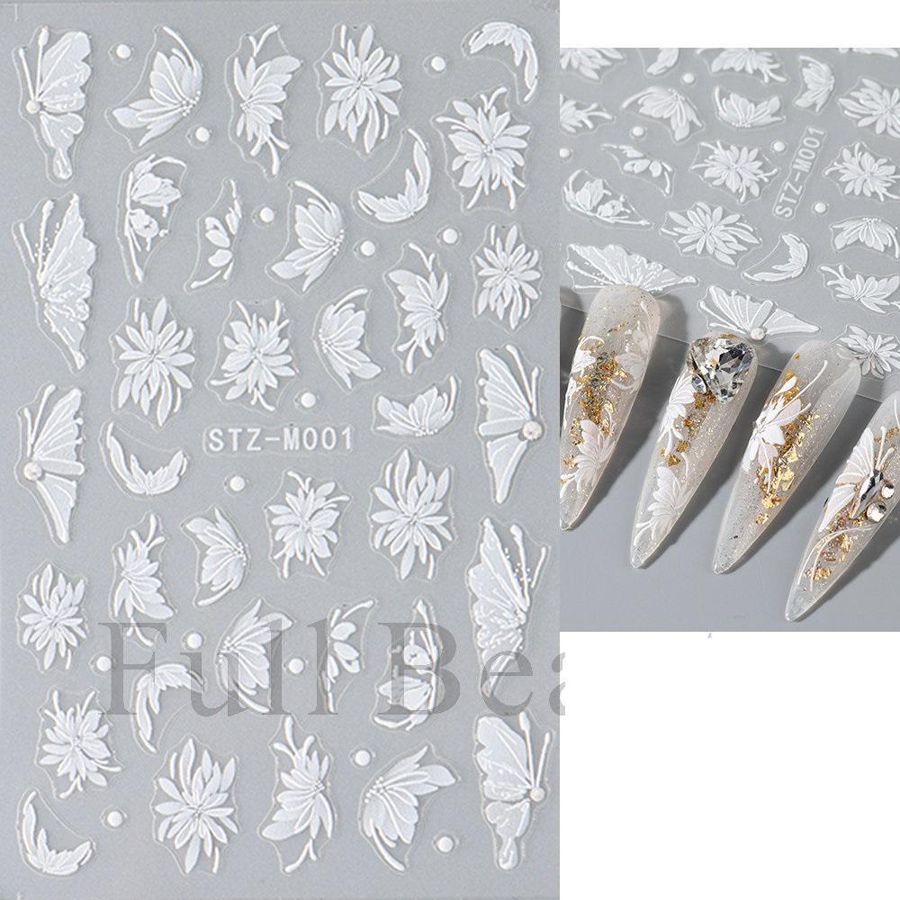 

3D золоті різдвяні наклейки для нігтів Сніжинка Дід Мороз Слайдери Наклейки Фольга Манікюрні прикраси