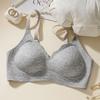 New underwear women gather anti-sagging small breasts show large double-layer stacking cup upper support shaping bra