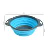 Panier de vidange pliable en Silicone, panier de lavage de fruits et légumes, passoire pliable, égouttoir pliable, outil de rangement de cuisine