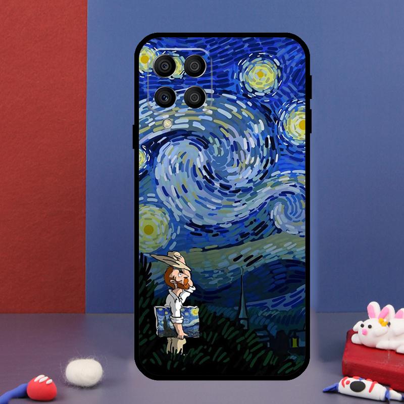 Van Gogh Starry Sky For Samsung Galaxy M12 M13 M33 M23 M53 M15 M55 M31 M51 M14 M34 M54 M20 M32 M52 Phone Case