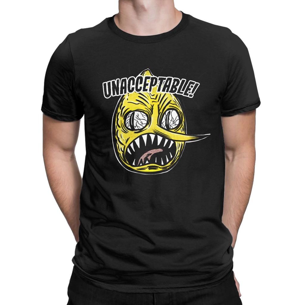 Unacceptable T Shirts for Unisex Cotton Awesome TShirts Round Collar Lemongrab Tee Shirt Short Sleeve Clothes Classic