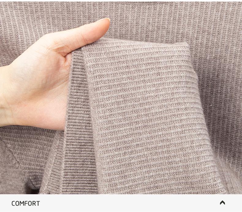 2025 Puyuan Men's Long Sleeve Round Neck Casual Knit Sweater for Young Adults