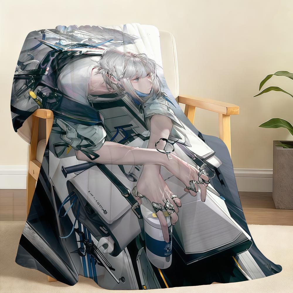 

Hot Game A Arknights E Endfield Blanket Soft Throw Blanket for Home Bedroom Bed Sofa Picnic Travel Office RestCover Blanket Gift 75x90cm