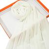 Solid Color Chiffon Scarf Breathable Simple Casual Shawl Hijab Windproof Sunscreen Head Wrap for Women Women Abaya Accessories