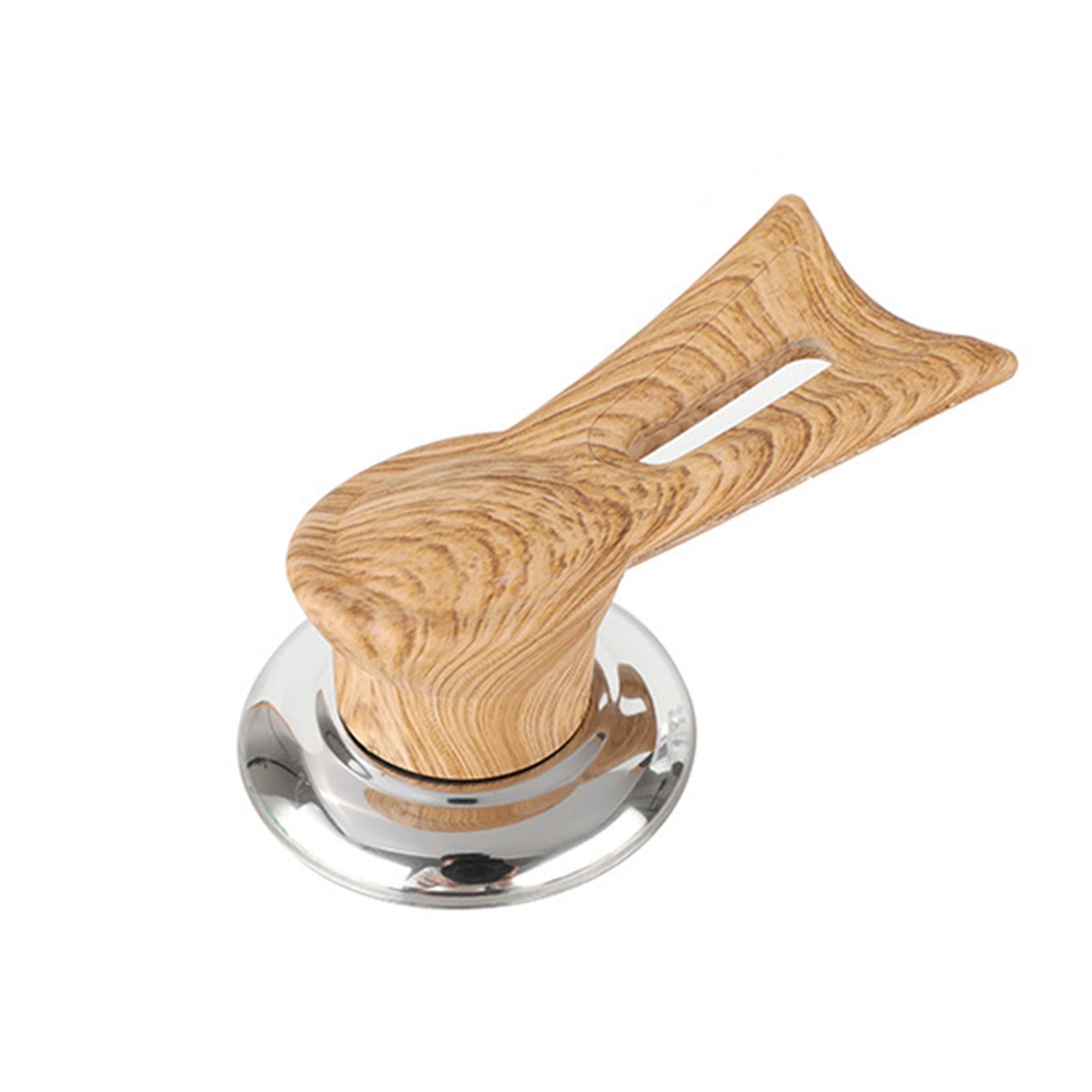 Vertical Pot Lid Handle with Removable Bakelite Design and Stainless Steel Base Providing Rugged Support and Easy Installation